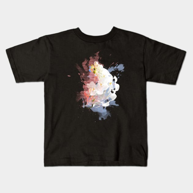 Orchidaceae Kids T-Shirt by Sinmara